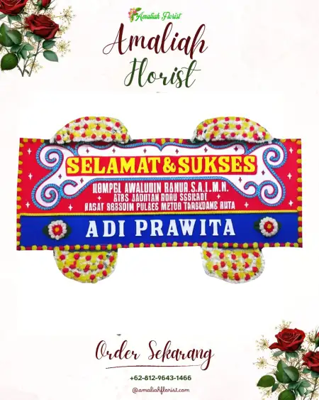 Papan Bunga Ucapan Selamat Loloda Kepulauan